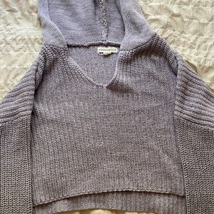 Purple Cropped Aeropostale Hoodie (Kids)